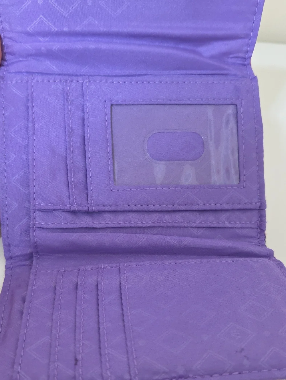 Vera Bradley Purple Floral Quilted Wallet